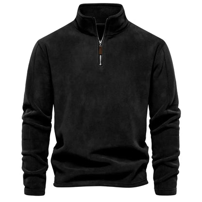 James Pull Homme Laine Zippé – Chaud, Confortable & Élégant avec Doublure Douce