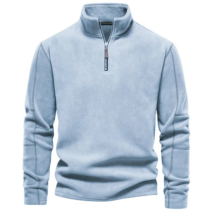 James Pull Homme Laine Zippé – Chaud, Confortable & Élégant avec Doublure Douce