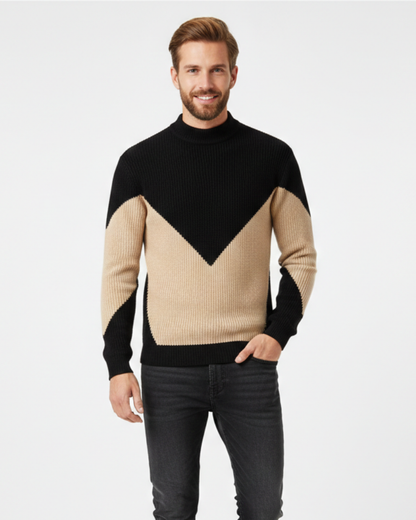 Oliver Men's Premium Sweater – Elegant Cotton Blend Regular Fit & Refined Comfort