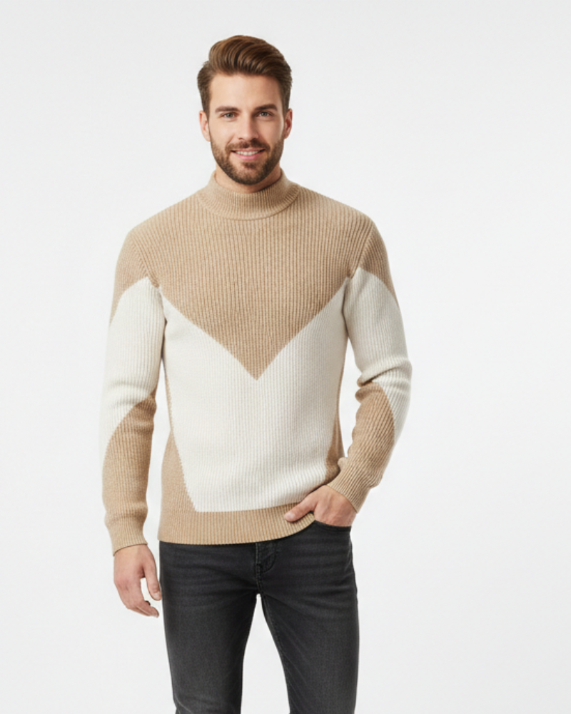 Oliver Men's Premium Sweater – Elegant Cotton Blend Regular Fit & Refined Comfort