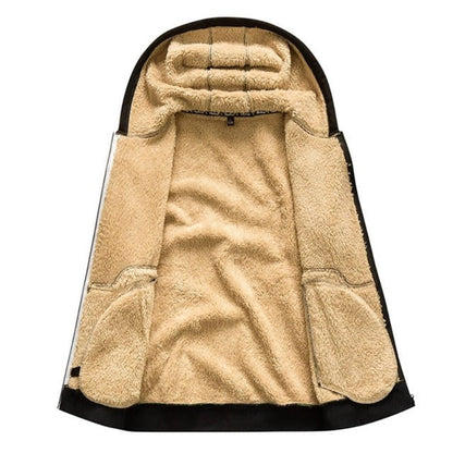 Diego Veste Homme Hiver – Chaude & Élégante avec Capuche Intégrée & Fermeture Éclair