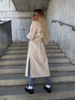 Talia long outerwear designed for polished cold-weather styling