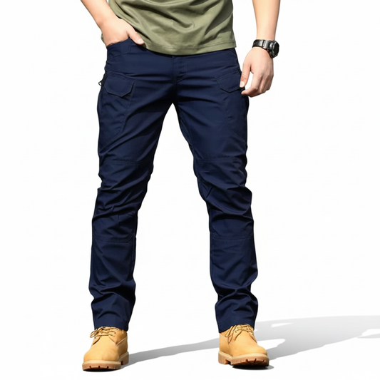 Troy Men's Tactical Pants – Waterproof Work Pants with Cargo Pockets & Reinforced Knees