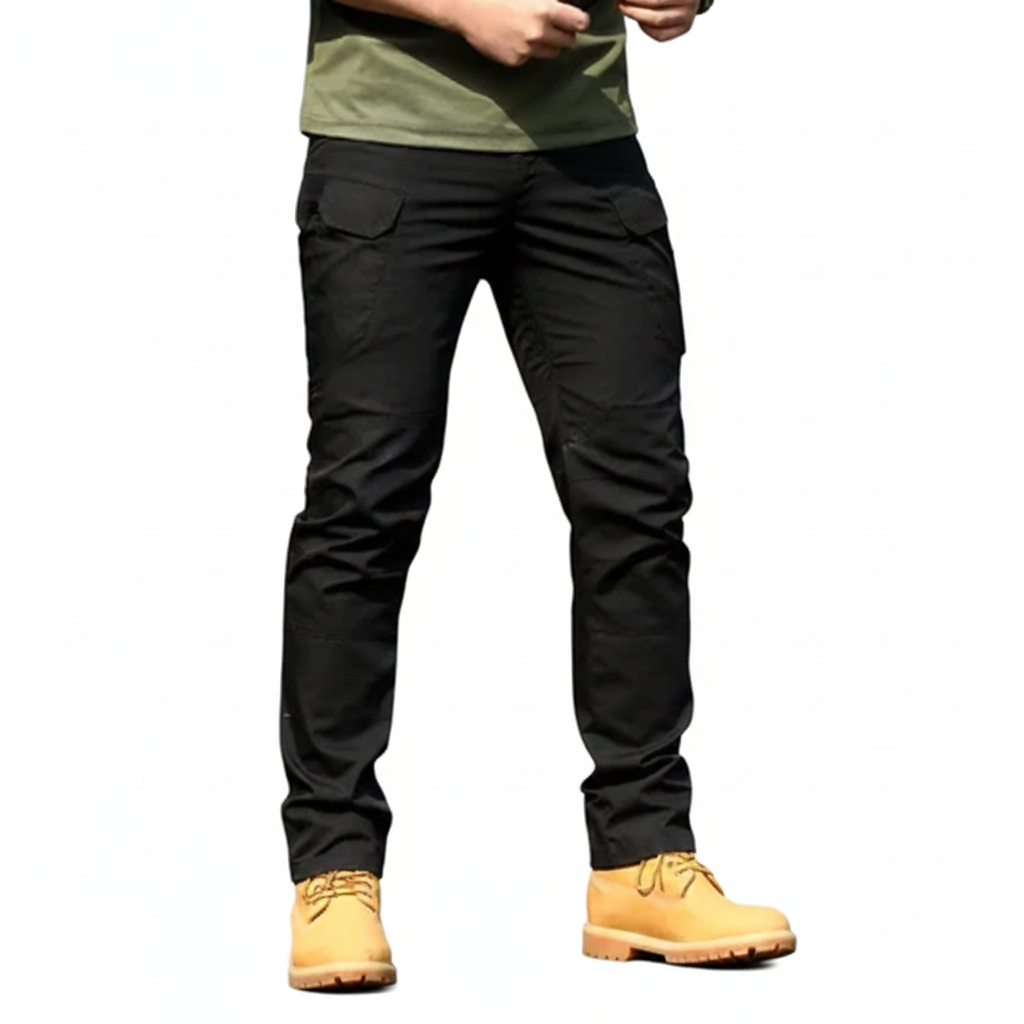 Troy Men's Tactical Pants – Waterproof Work Pants with Cargo Pockets & Reinforced Knees