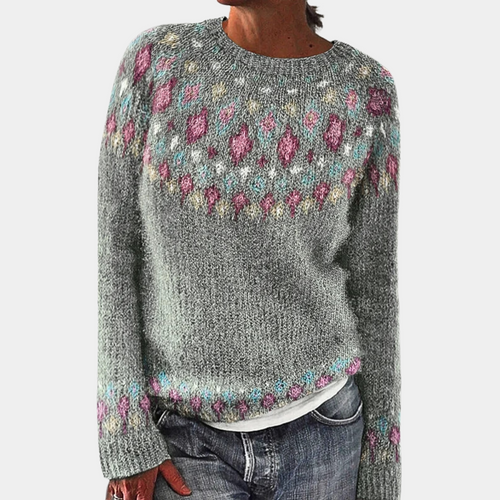 Janelle Pull Femme – Pull en Maille Chaud & Confortable, Style Élégant pour l’Hiver