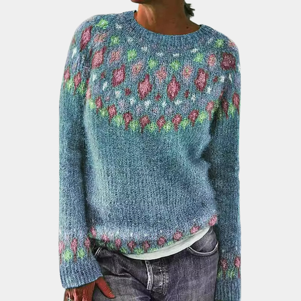 Janelle Pull Femme – Pull en Maille Chaud & Confortable, Style Élégant pour l’Hiver