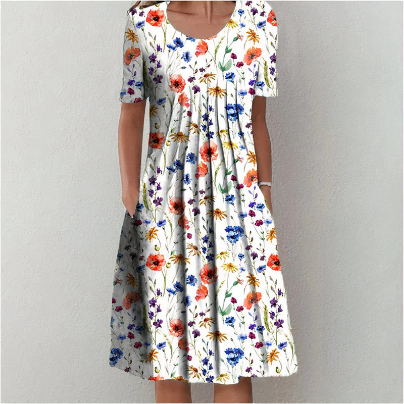 Ulla Women's Summer Dress – Elegant Cotton Dress with Breathable Comfort & Timeless Design
