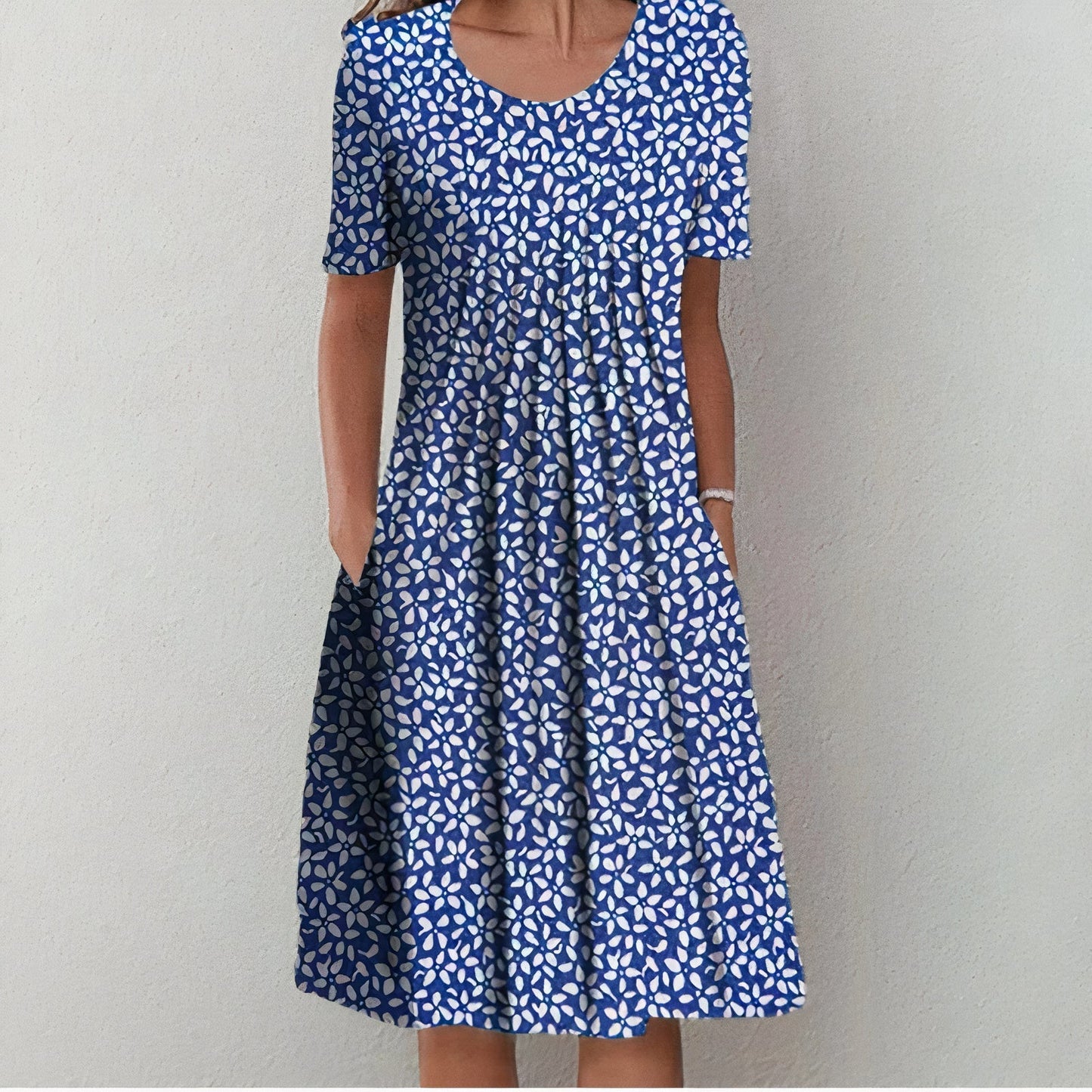 Robe d’Été Femme Ulla – Élégante Robe en Coton avec Confort Respirant & Design Intemporel