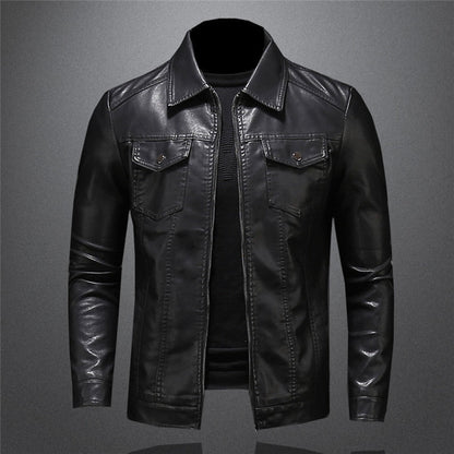 Robert Veste Homme en Cuir Premium – Style Intemporel, Résistant & Élégant