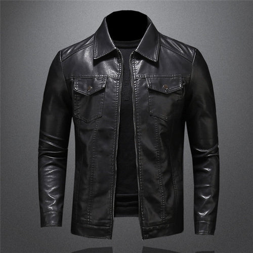 Robert Veste Homme en Cuir Premium – Style Intemporel, Résistant & Élégant