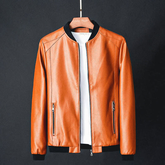 Vincent Veste Homme – Veste en Cuir Premium Élégante et Durable au Style Intemporel