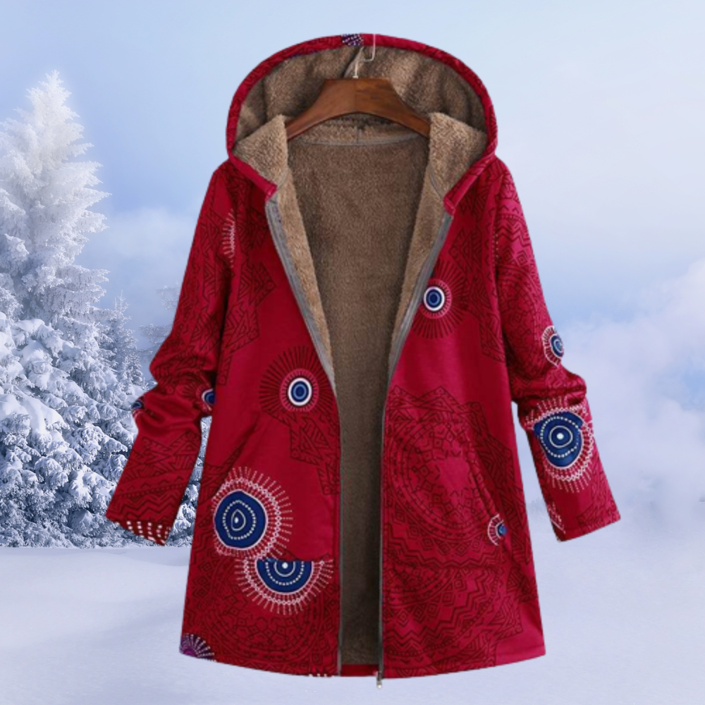 Cleo Veste Femme – Veste Douillette à Capuche Confortable & Moderne pour l’Hiver
