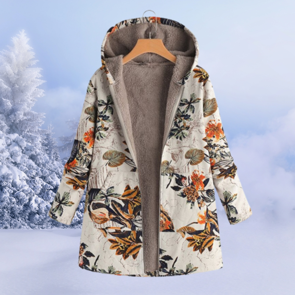 Cleo Veste Femme – Veste Douillette à Capuche Confortable & Moderne pour l’Hiver