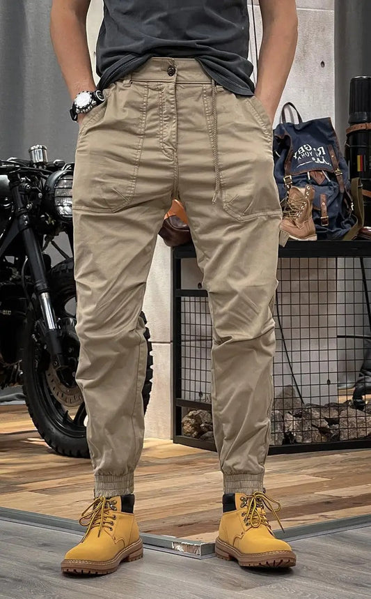 David Pantalon Homme – Pantalon Cargo Stretch avec Spandex Confortable & Polyvalent