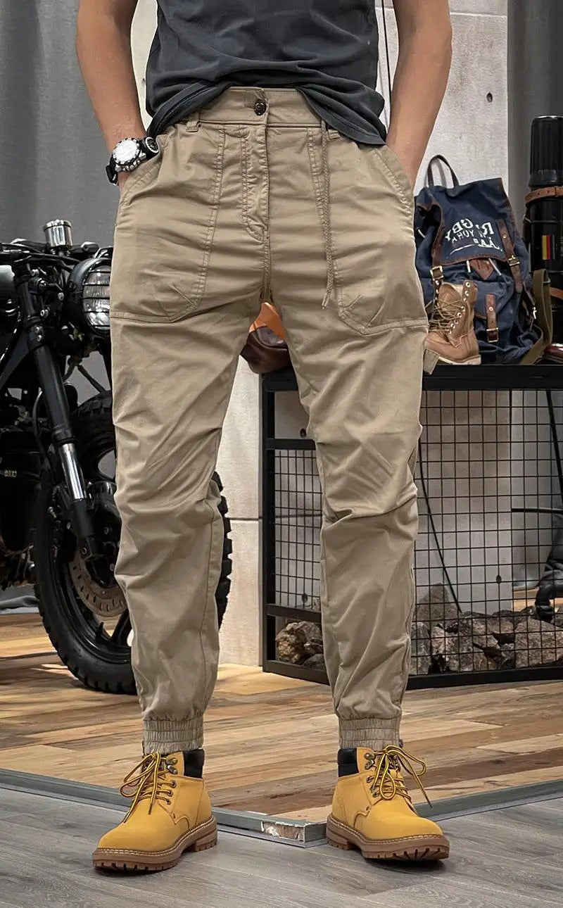 David Men's Pants – Comfortable & Versatile Stretch Cargo Pants with Spandex
