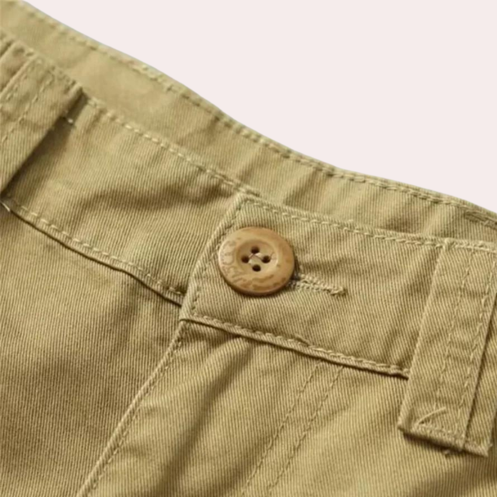 Valir Men's Cargo Pants-khaki detail