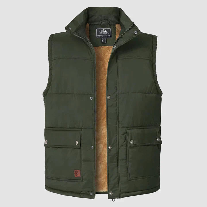Mark Gilet Homme – Bodywarmer Sans Manches avec Poches Pratiques & Confort Quotidien