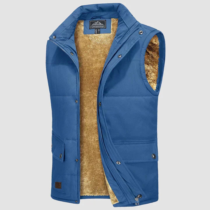 Mark Men's Gilet – Sleeveless Bodywarmer with Practical Pockets & Daily Comfort