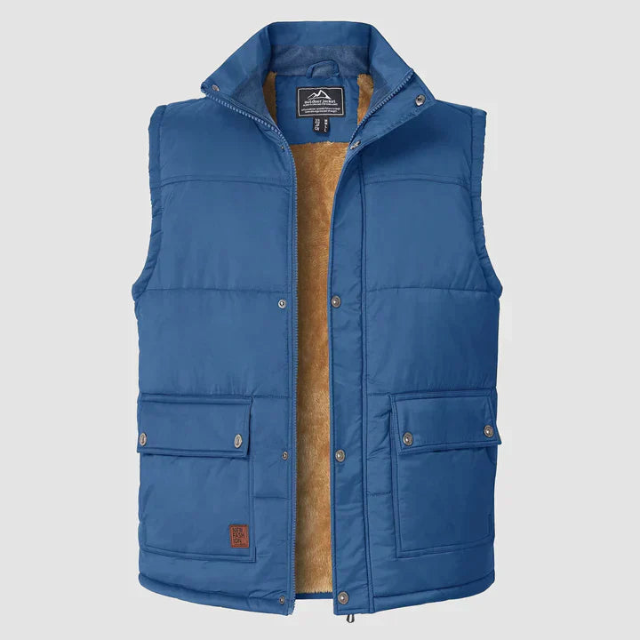 Mark Gilet Homme – Bodywarmer Sans Manches avec Poches Pratiques & Confort Quotidien