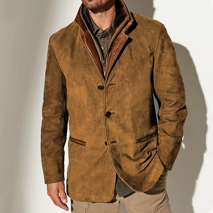 Aaron Veste Vintage Homme – Veste Classique Élégante Style Rétro & Confort Moderne