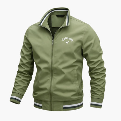 Everleigh Veste Homme Zippée – Col Montant, Coupe Régulière & Tissu Tissé Élégant