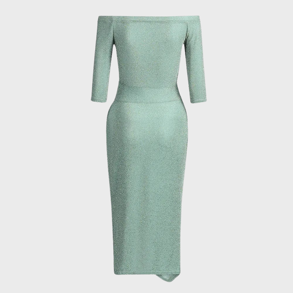 Vilja Sequined Dress for Women – Long Short Sleeve Dress with Shiny Details for Festive Occasions