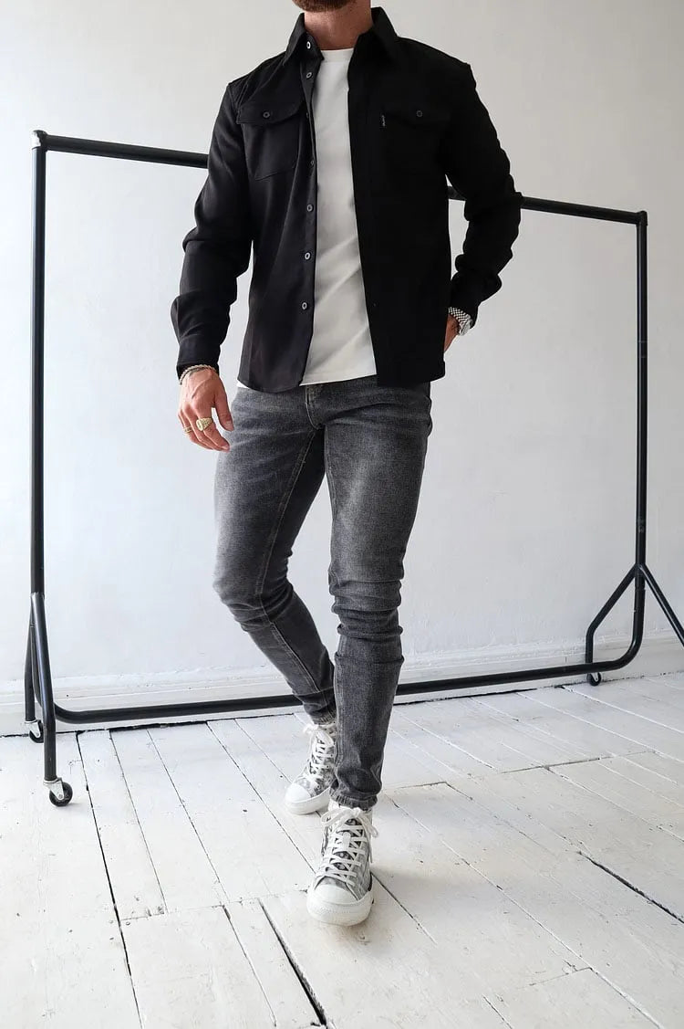 Durable Men's Leather Jacket