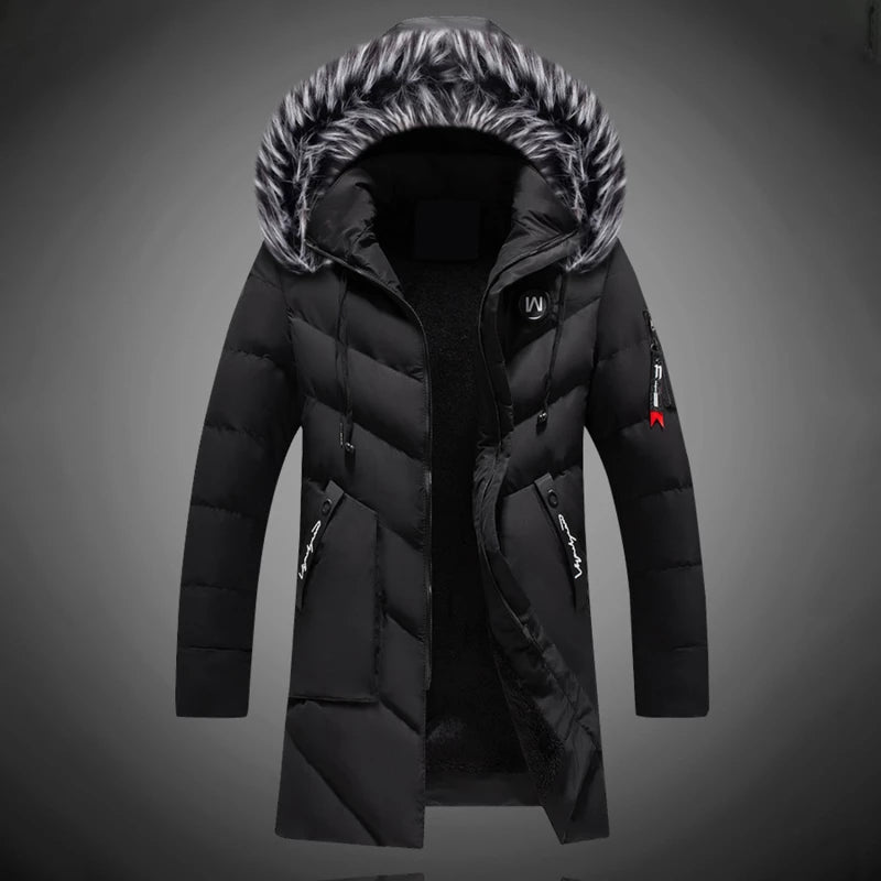 Ryan Winter Coat for Men – Warm Insulation, Water-Repellent Fabric & Adjustable Hood