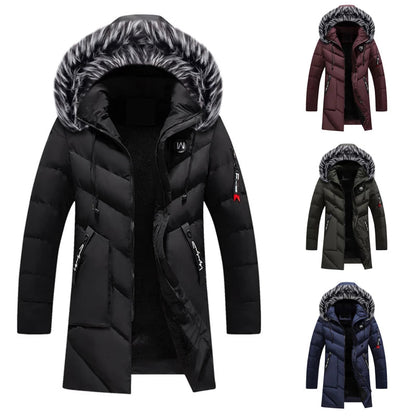 Ryan Manteau Homme d’Hiver – Isolation Chaude, Tissu Déperlant & Capuche Ajustable