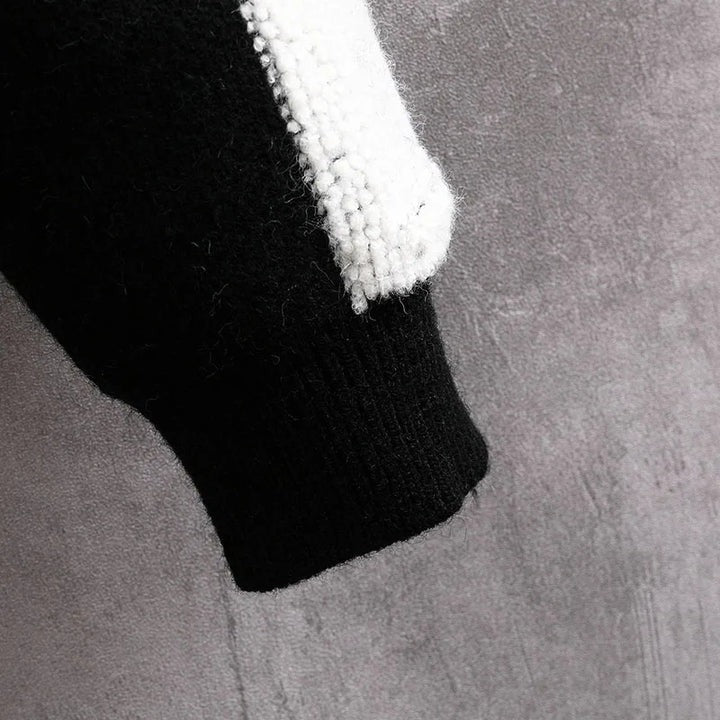 Ythan regular fit men's sweater sleeves detail