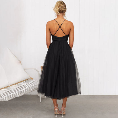 Solana Robe Midi Femme – Élégante Coupe Ajustée & Tissu Respirant pour Événements