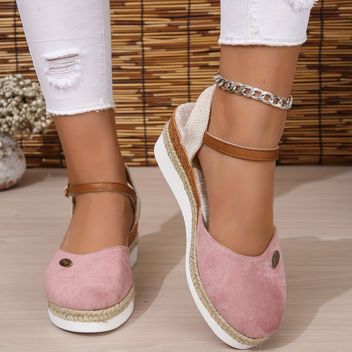 Zanira Sandales Femme – Sandales Compensées Bout Fermé Chic et Confortables pour l’Été