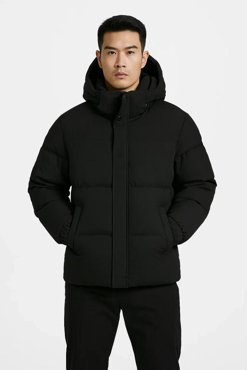 Zian men's quilted jacket front view