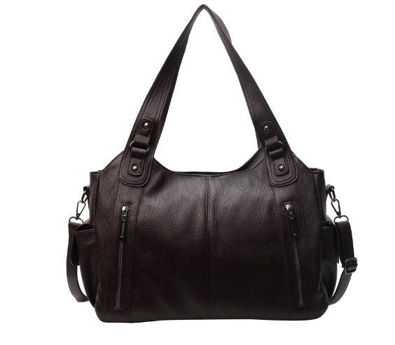 Clara Sac à Main Femme – Sac en Cuir Élégant avec Compartiments Spacieux & Détails Zippés