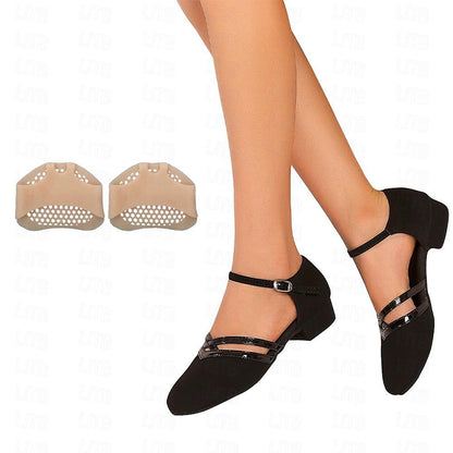 Zeline Chaussures de Danse Femme – Sandales Latin & Ballroom Confortables avec Talon Stable