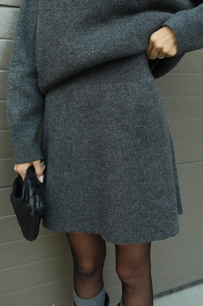 Lucie Ensemble Femme – Ensemble Automnal Doux en Laine Confortable & Élégant