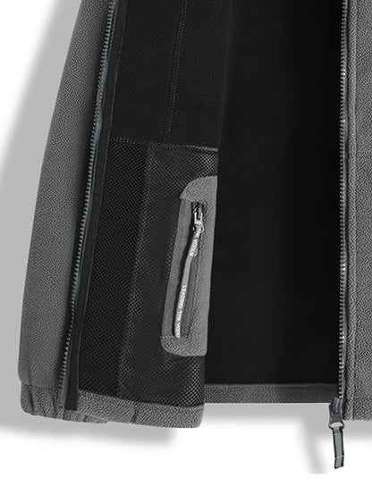 Julius Veste Polaire Outdoor Homme – Douce, Chaude & Légère avec Col Protecteur