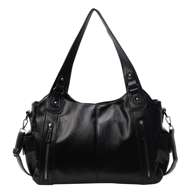 Clara Sac à Main Femme – Sac en Cuir Élégant avec Compartiments Spacieux & Détails Zippés