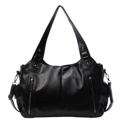 Clara Sac à Main Femme – Sac en Cuir Élégant avec Compartiments Spacieux & Détails Zippés