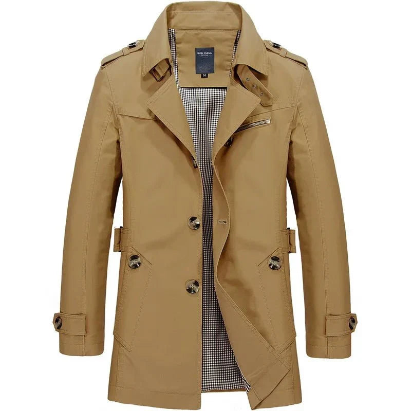 Casual Winter Jacket for Men Baron – High-End Mid-Length, Warm and Refined