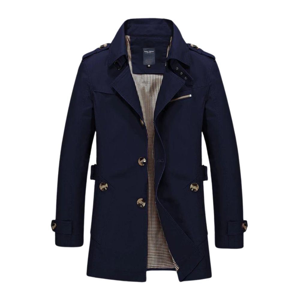 Veste d’Hiver Décontractée pour Homme Baron – Style Mi-Long Haut de Gamme, Chaud et Raffiné