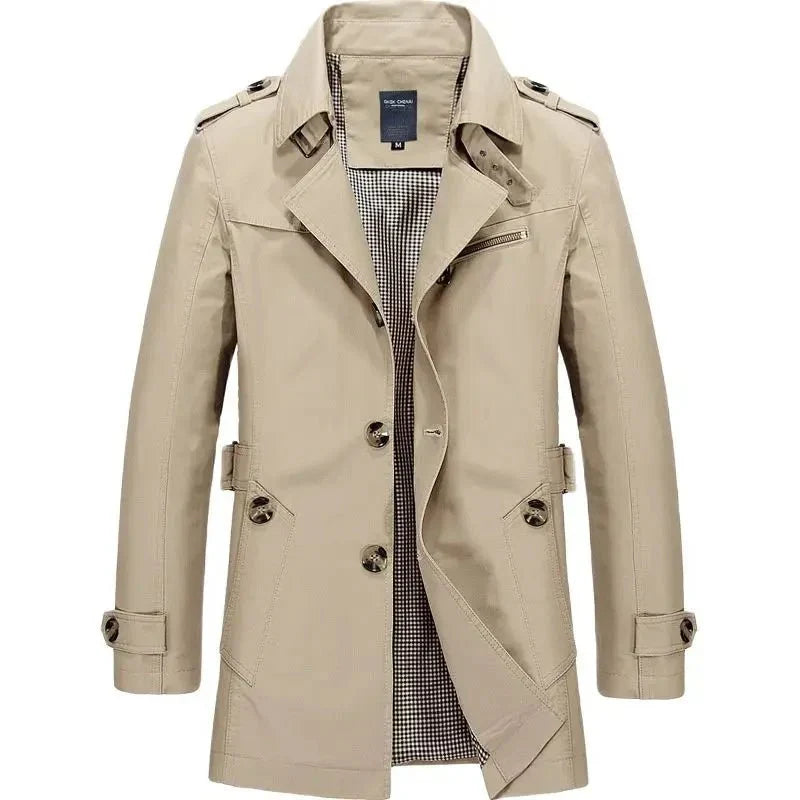 Casual Winter Jacket for Men Baron – High-End Mid-Length, Warm and Refined