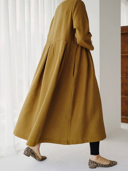 Cielo Long Dress for Women – Lightweight Linen, Natural Comfort & Elegant Minimalist Style