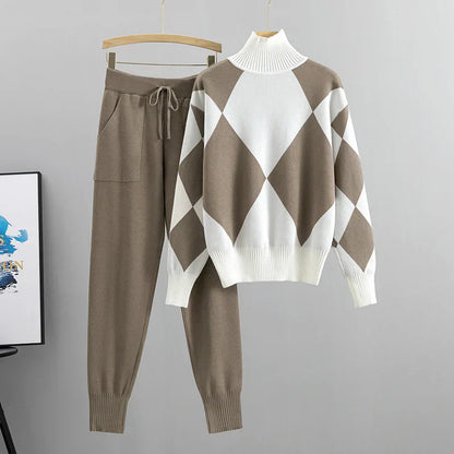 Ava Ensemble Femme – Ensemble Tricoté Élégant & Confortable au Style Moderne