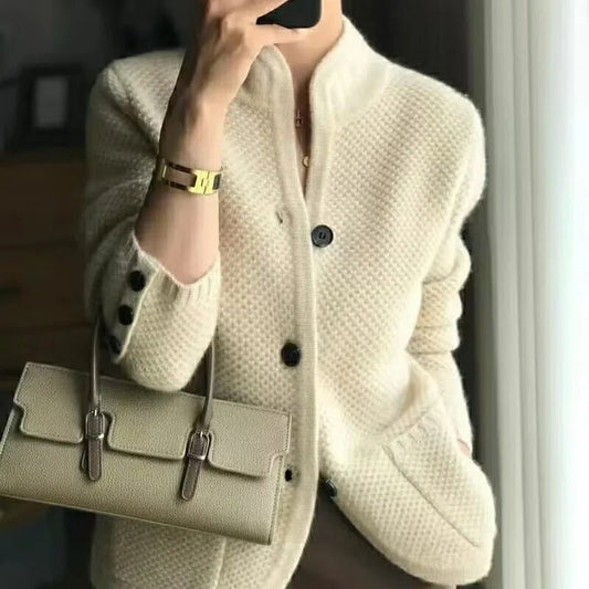 Xyla Cardigan Femme – Cardigan Douillet et Sophistiqué au Style Élégant et Confortable