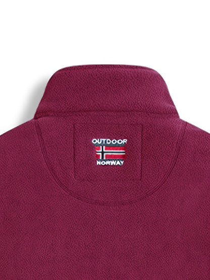 Julius Veste Polaire Outdoor Homme – Douce, Chaude & Légère avec Col Protecteur