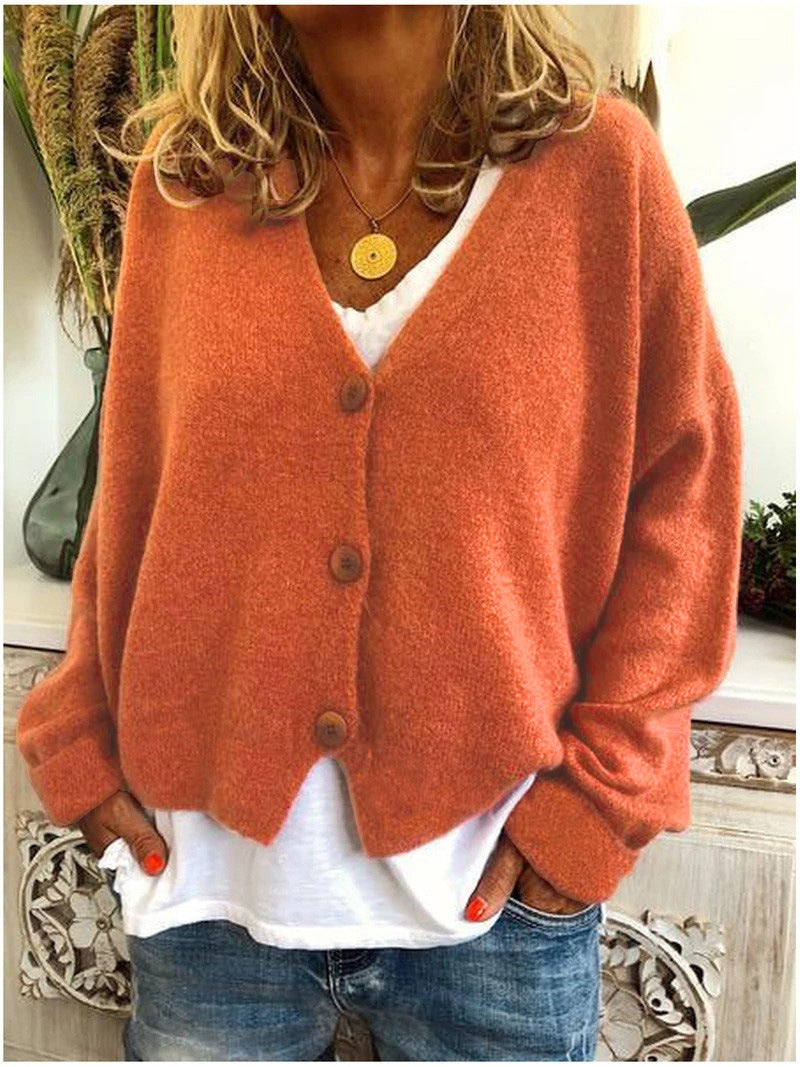 Rowyn Women's Gilet – Comfortable Soft Knit Gilet with Elegant V-Neck