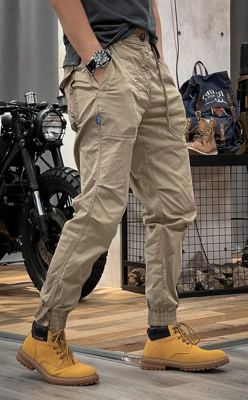 David Men's Pants – Comfortable & Versatile Stretch Cargo Pants with Spandex
