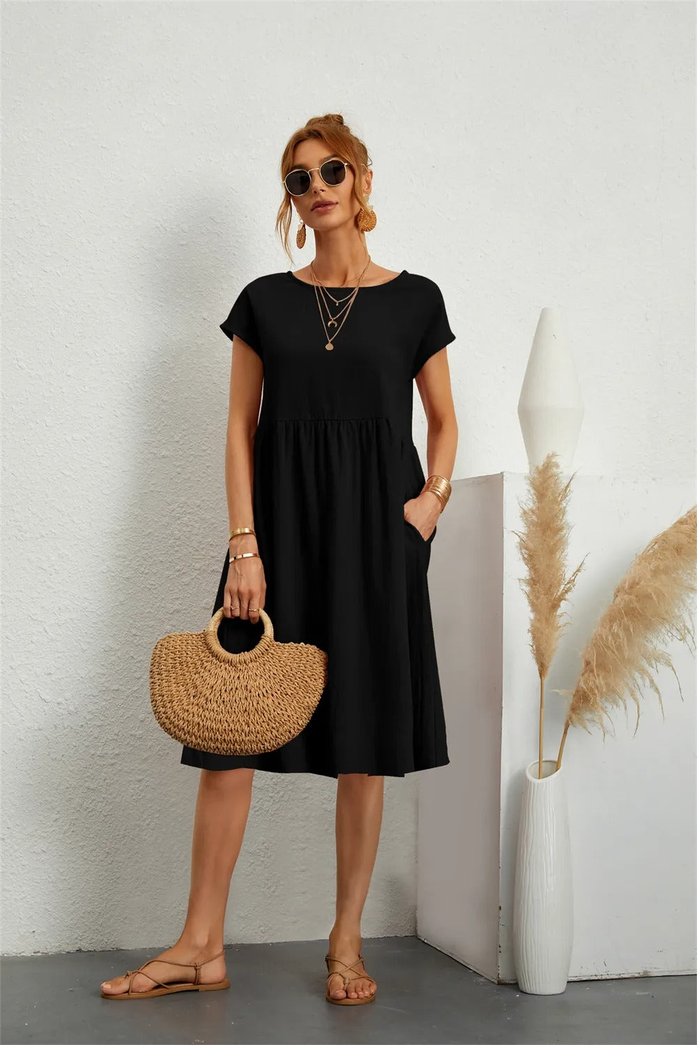 Robe Élégante Femme Sol – Design Maxi Intemporel avec Coupe Flatteuse & Finition de Luxe