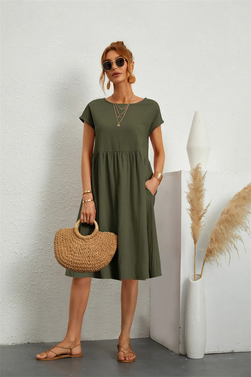 Robe Élégante Femme Sol – Design Maxi Intemporel avec Coupe Flatteuse & Finition de Luxe